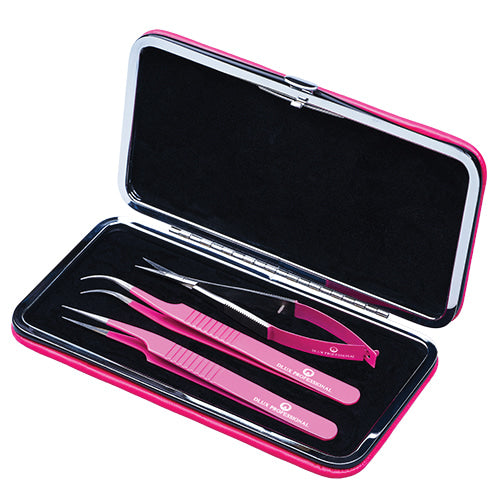 CLEARANCE: Dlux Pink Tweezer Set