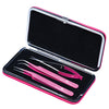 CLEARANCE: Dlux Pink Tweezer Set