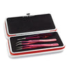 CLEARANCE: Dlux Pink Tweezer Set