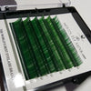 Dlux Colour Mink Lashes DARK GREEN - Lash for Less - 1