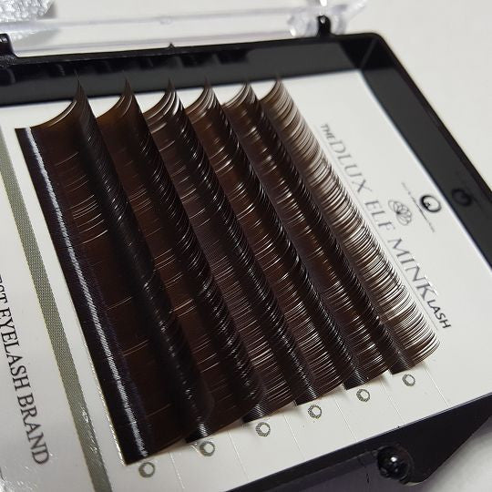 Dlux Colour Mink Lashes  LATTE BROWN - Lash for Less - 1