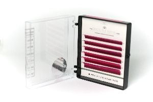 Dlux Colour Mink Lashes - HOT PINK