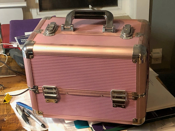 CLEARANCE: Multi-Purpose Makeup Case (Pink, Silver, Black) PICKUP in Edmonton only