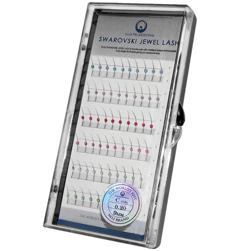 * CLEARANCE * Dlux Professional Swarovski Lash  Mixed Colours