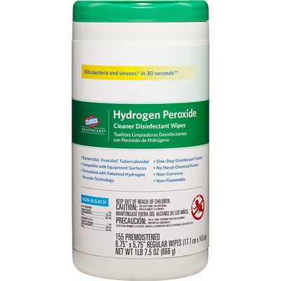 Healthcare® Hydrogen Peroxide Cleaner Disinfecting Wipes, 95 Count
